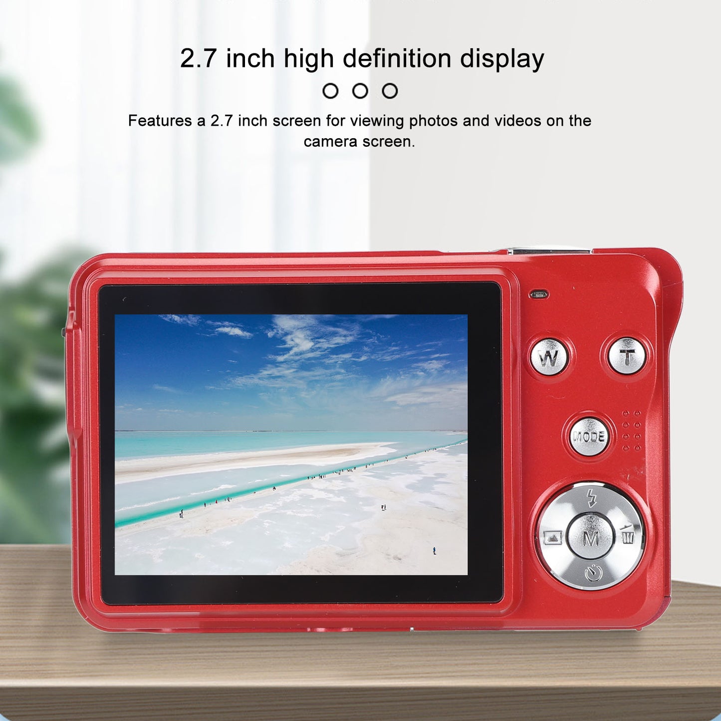 Digital Camera 2.7inch Screen Anti Shake 4k 56MP 20x Zoom Fill Light 750mAh Portable Digital Camera
