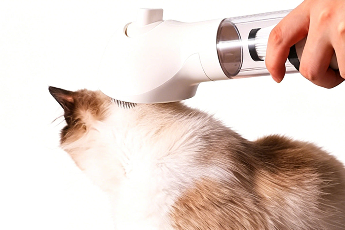 4-In-1 Cordless Pet Grooming Kit Hair Vacuum Grooming Brush Vacuum Cleaner