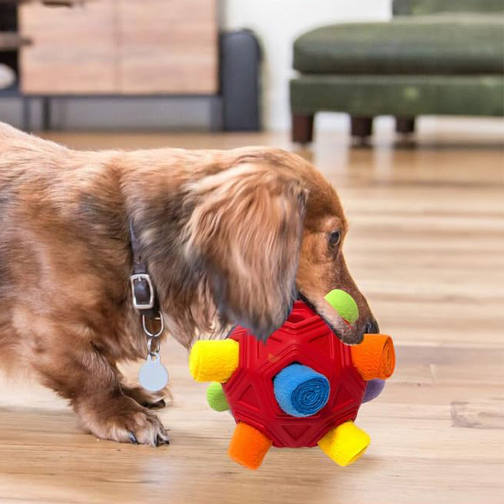 Dog Snuffle Ball Slow Feeder Puzzle Toy for Treats