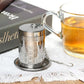 Stainless Steel Fine Mesh Tea Strainer with Drip Tray