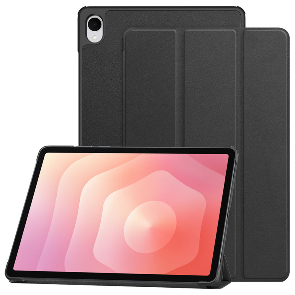 Flip Leather Stand Cover Compatible with Samsung Galaxy Tab A11 A9 Tablet Case-Black