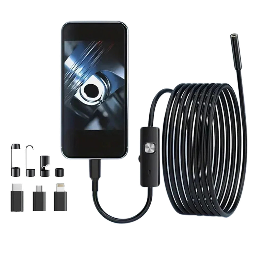 1080P 5m Endoscope Camera with 8 LED Lights