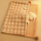 Pet Blanket U-Shaped Pillow Set Sherpa Fleece Warm Pet Throw Blanket Bed Mat for Dog Cat