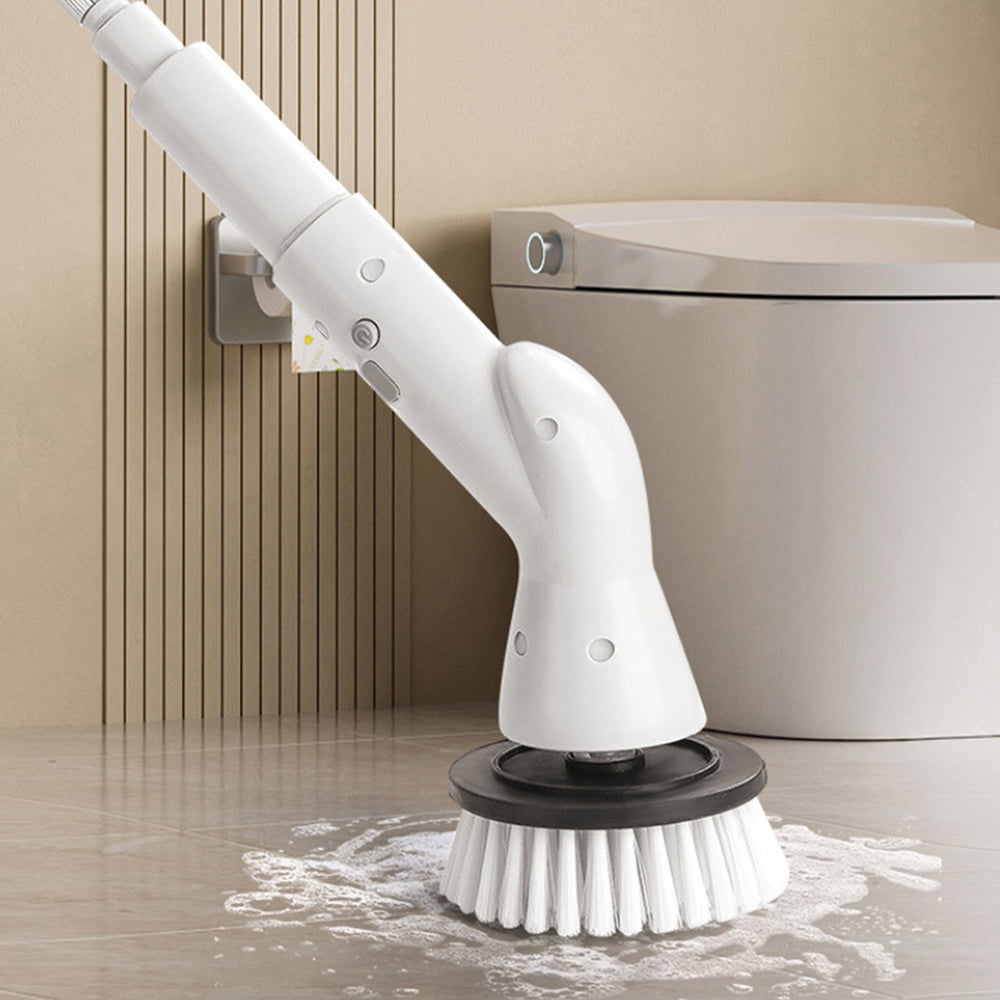 Electric Spin Scrubber Electric Cleaning Brush with 6 Replaceable Brush Heads