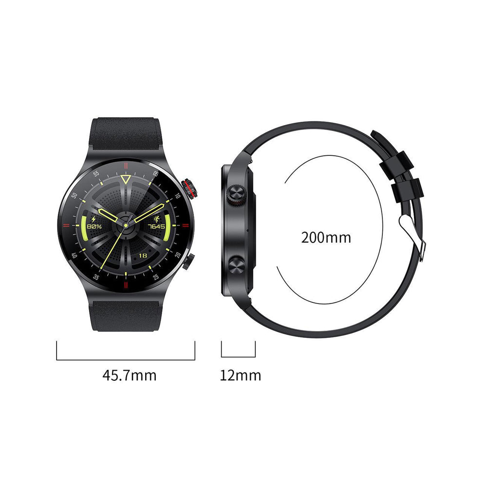 Sport Bluetooth Call Smart Watch With 1 Steel Strap and 1 Silicone Strap
