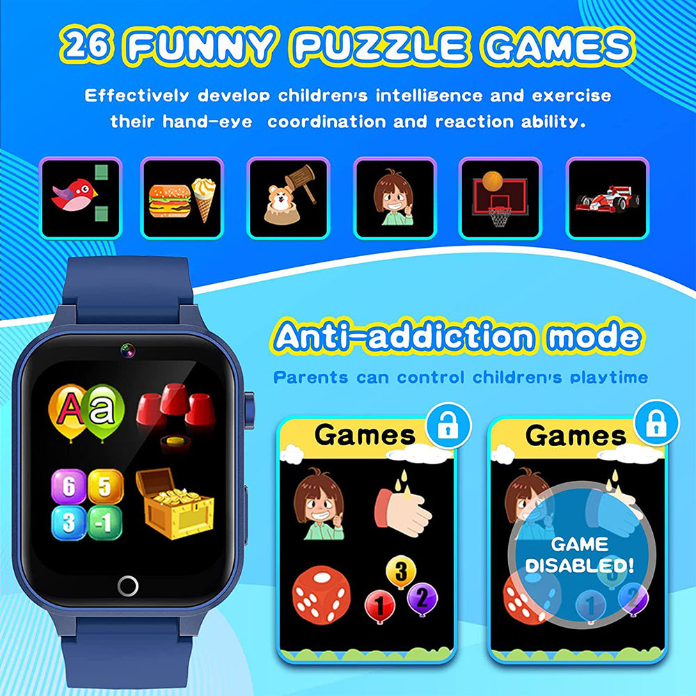 Multi-Function Educational Smartwatch with HD Touchscreen