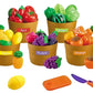Pretend Play Food Set Cutting for Preschool Learning Kitchen Assorted Lot
