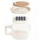 2 in 1 Collapsible Colander and Basin for Washing Draining and Storage