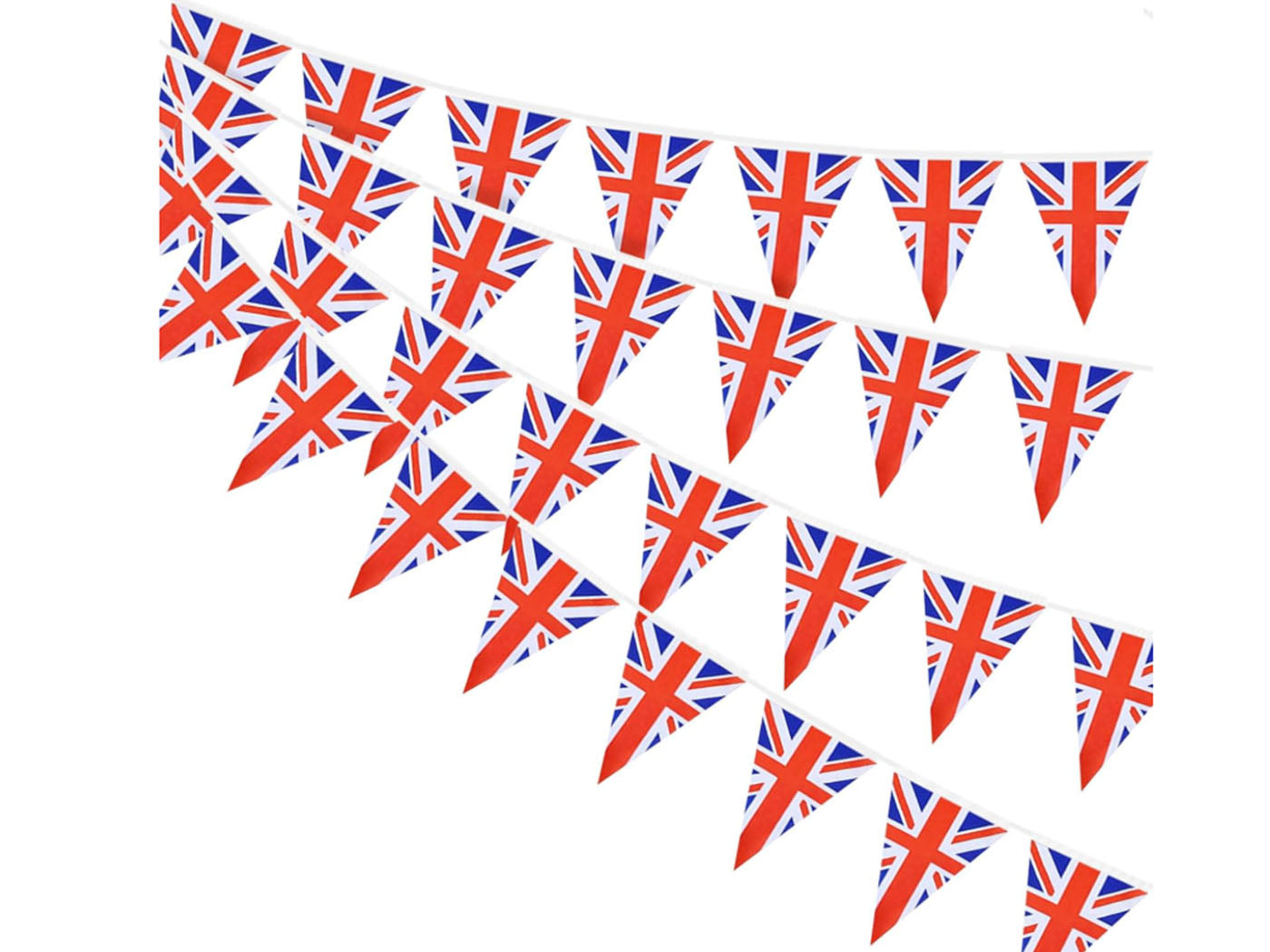 14M United Kingdom Union Jack String Flag Britain Pennant Banner