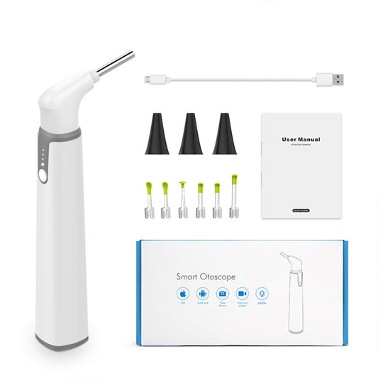 3.9mm WiFi Ear Scope Camera with Earwax Removal Tool 6 LED Lights Ear Endoscope Otoscope