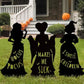 3Pcs Halloween Party Hocus Pocus Witch Yard Garden Sign Stakes