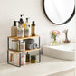 2Pcs Wooden Cabinet Shelf Organizers Kitchen Counter Shelves