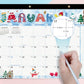 Desk Calendar 18-Month from 2026 Jan- 2027 June with Corner Protectors for Office