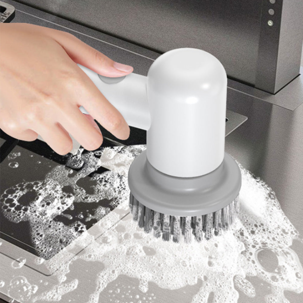 Electric Spin Scrubber with 3 Cleaning Heads Cordless Rechargeable Cleaning Brush