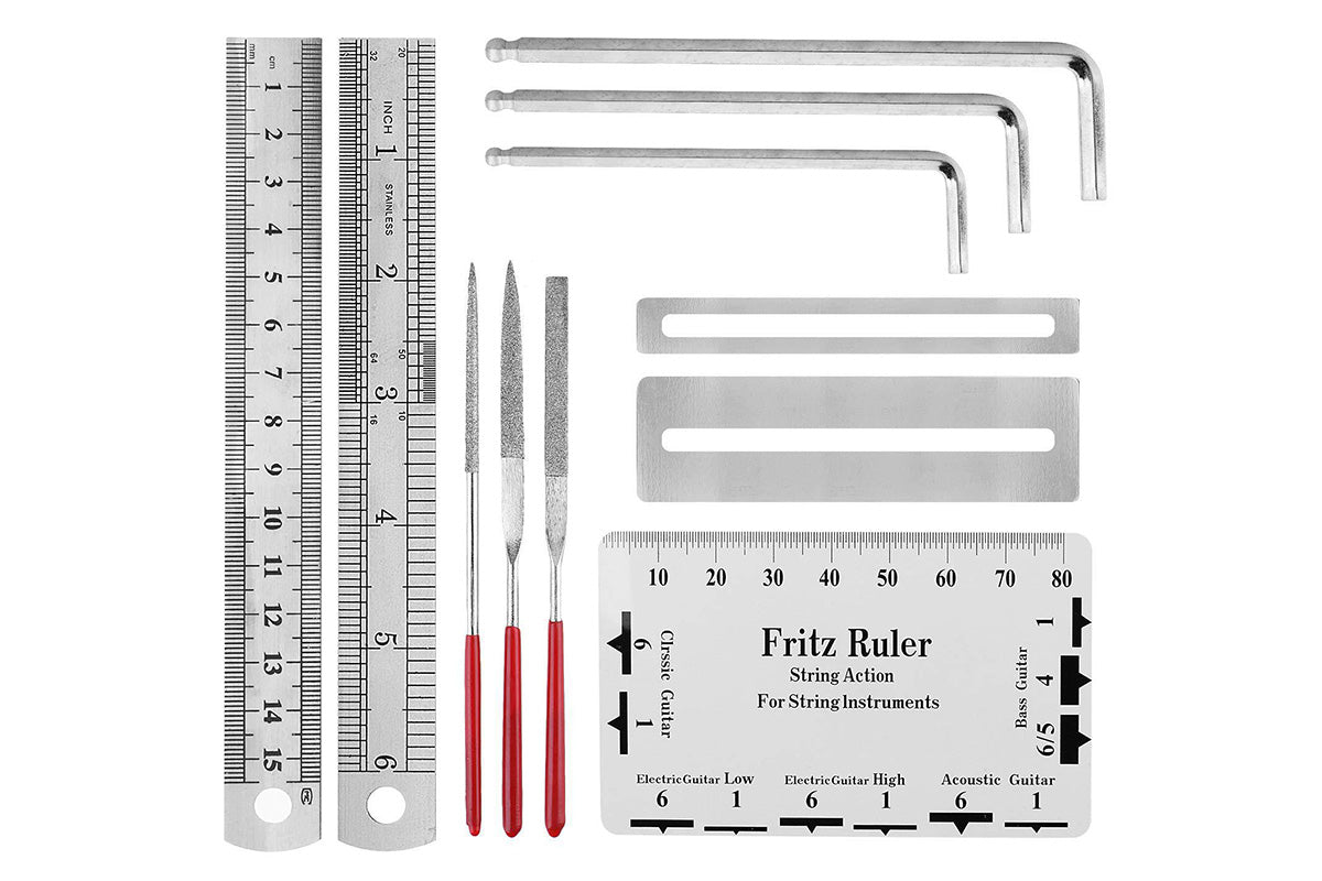 20PCS Luthier Guitar Care Kit Repair Maintenance Tool Set for Guitar Players