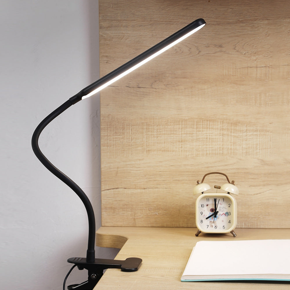 Adjustable Clip On LED Book Lamp with Flexible Gooseneck