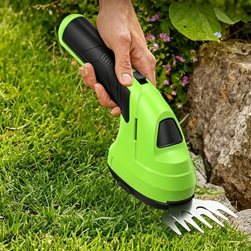 2 in 1 Green Cordless Garden Trimmer