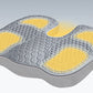 Ergonomic Seat Cushion Breathable Honeycomb Design Pressure Relief Cushion