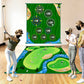 Double-Sided Golf Chipping Practice Mat for Indoor and Outdoor Use