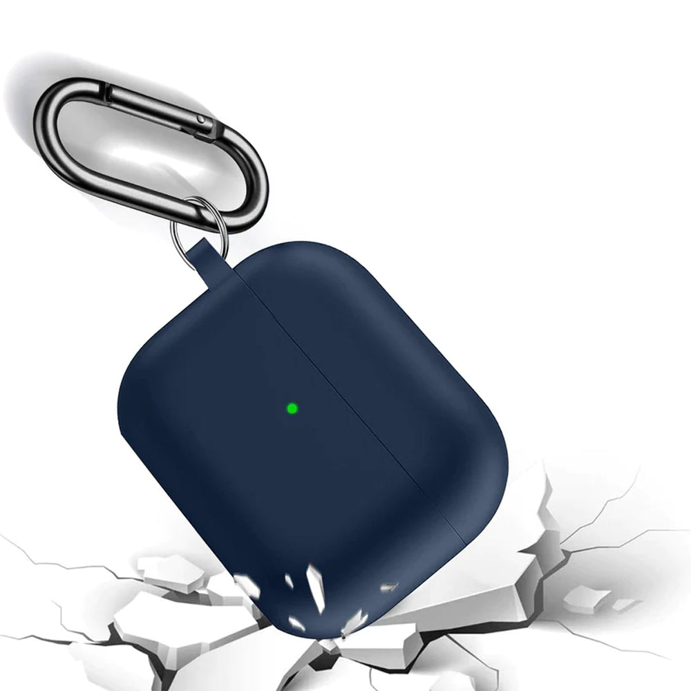 Silicone Case Cover Compatible with AirPods 3rd Generation with Cleaner kit  and Keychain