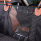 132x158cm Dog Back Seat Extender Water-Resistant Hard Bottom Dog Car Seat Cover