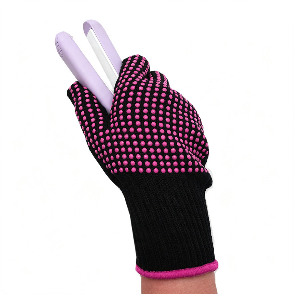 2 Pack Heat-Resistant Styling Gloves for Curling Irons and Hot Brushes
