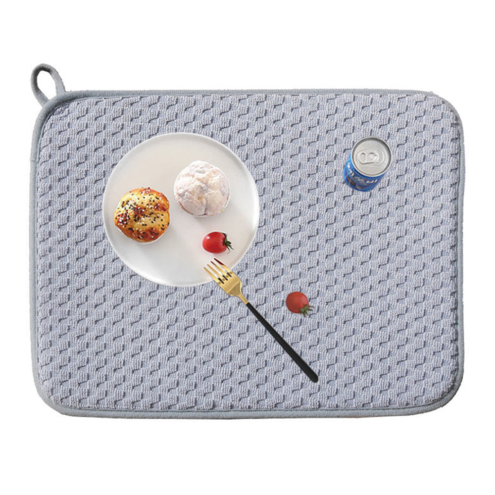 Microfiber kitchen Dish Drying Mat Absorbent Bowl Cup Drainer Kitchen Counter