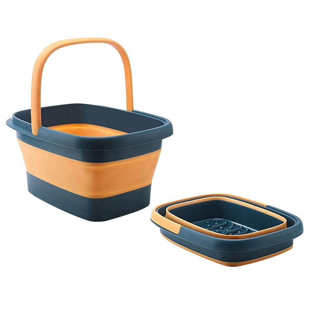 Collapsible Foot Bath Basin for Soaking Feet Foot Tub with Massage Acupoint