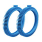 2 Pack Blue Front Tire Kit for Poolvergnuegen Replacement Pool Tires for Hayward Phoenix