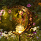 Garden Solar Stake Light Moon Fairy Glass Globe with Angel Outdoor Decor