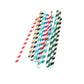 200 Pcs Paper Straws Biodegradable Disposable Drinking Straws Multi Colored