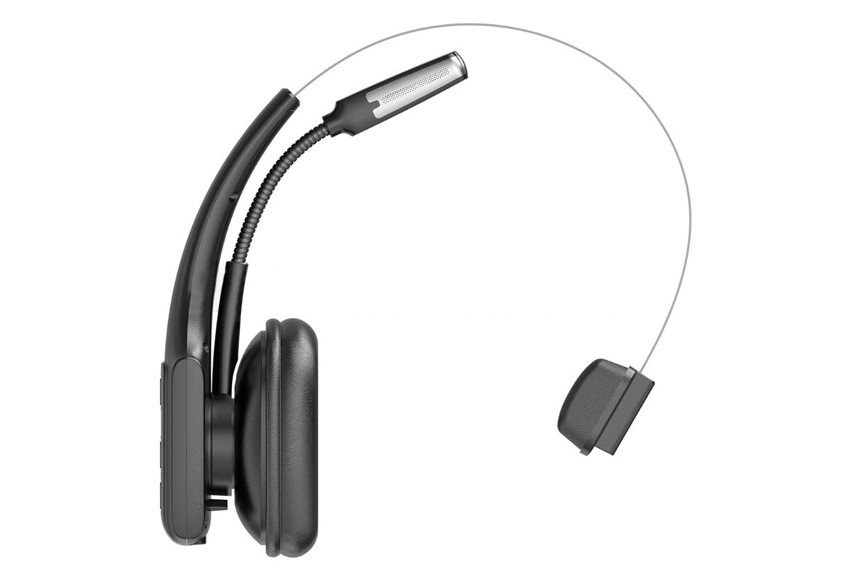 Bluetooth Headset Wireless Headphones with Mic for Trucker Driver Office
