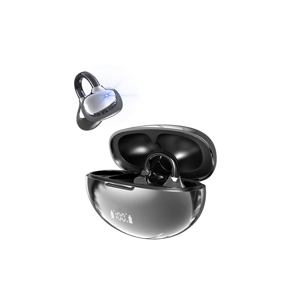 Bluetooth Open Ear Clip-On Earbuds Wireless Headphones for Sports
