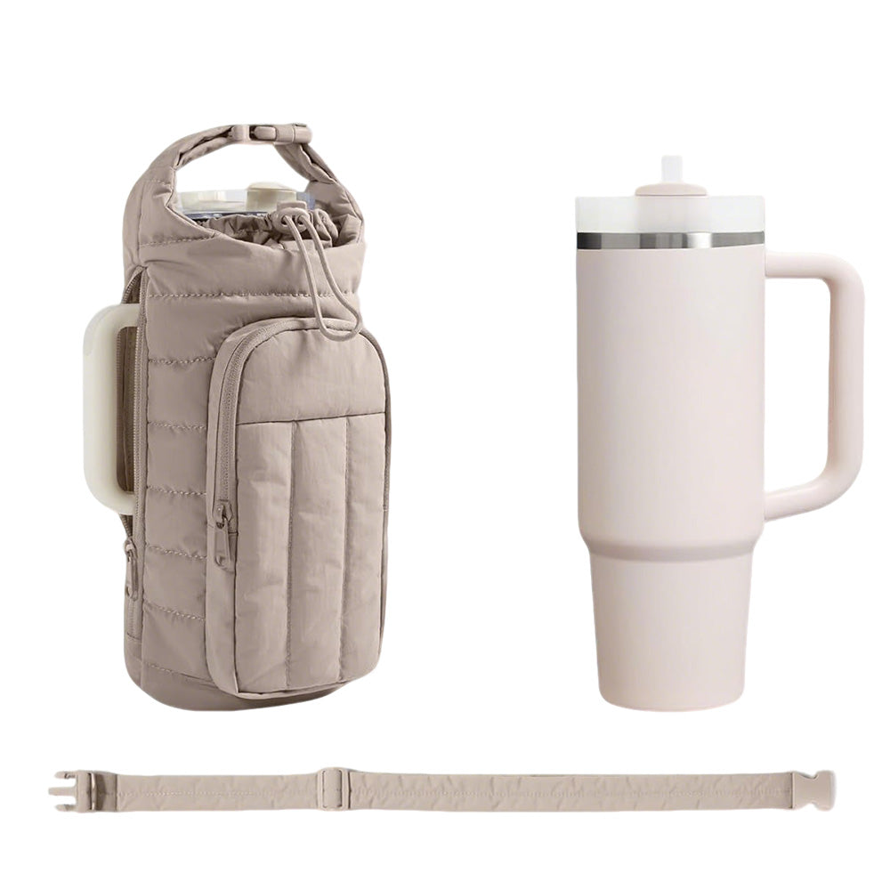 Water Bottle Holder Bag with Strap Crossbody Bag Gym Accessories