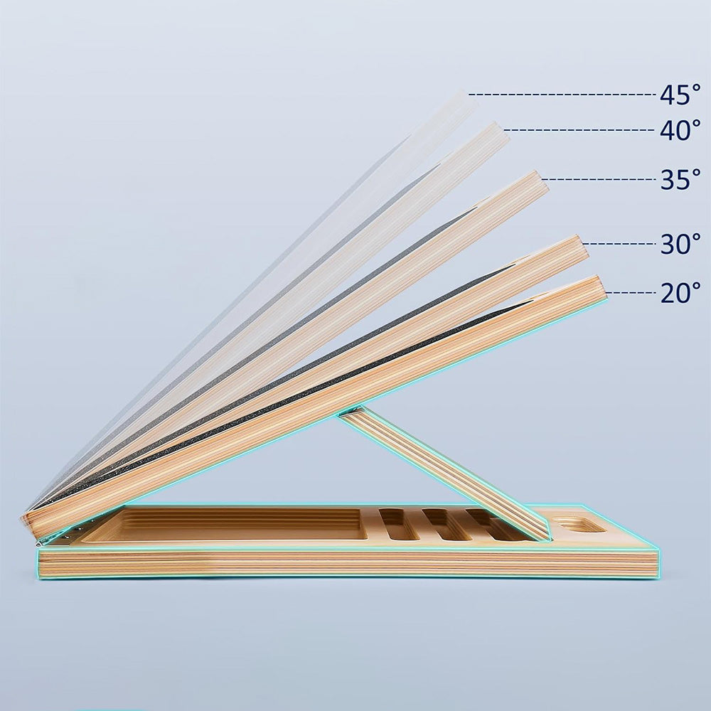 Portable Wooden Slant Board For Calf Stretching Adjustable Incline Board