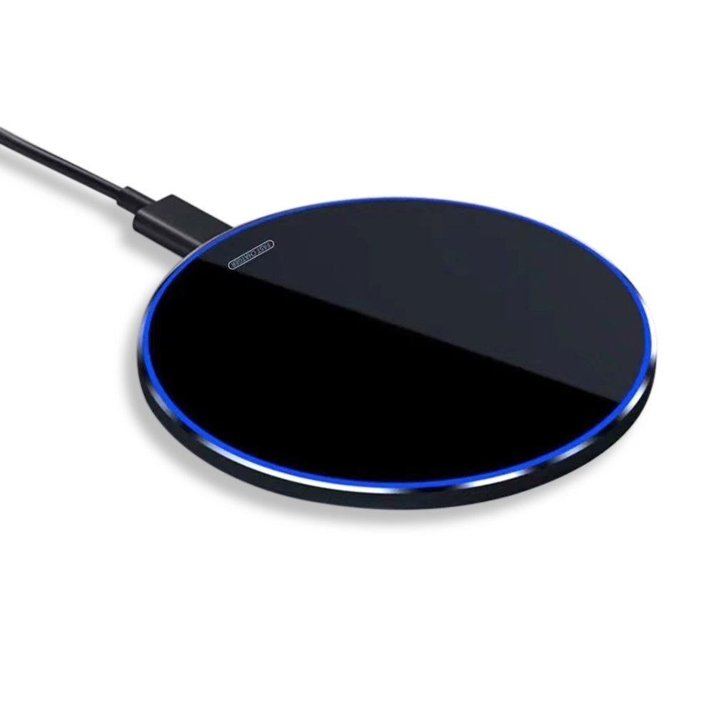 Fast Wireless Charger Pad with Mirror Surface for Phone