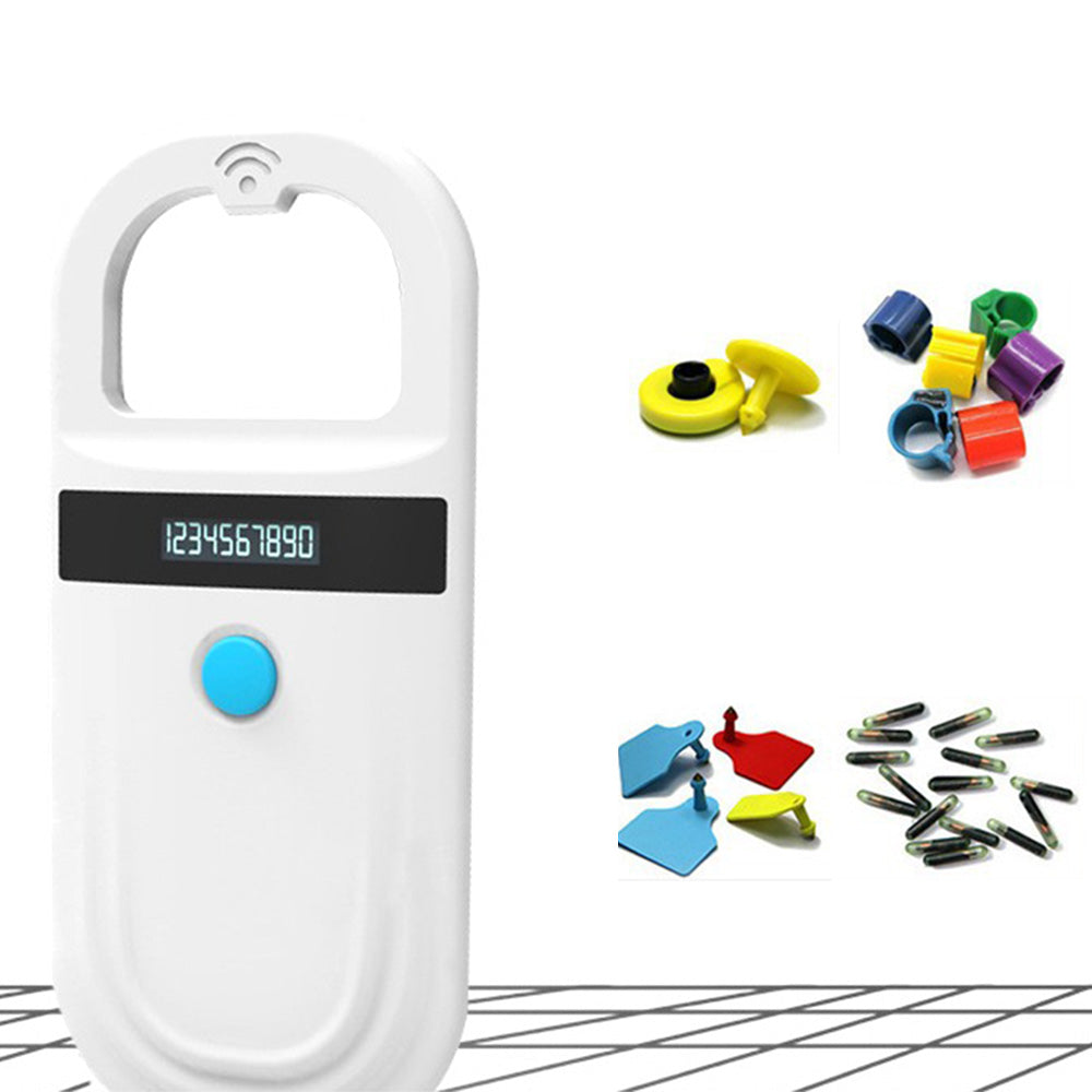 Display Pet Microchip Scanner Portable Handheld Animal Chip Reader Pet Microchip Reader