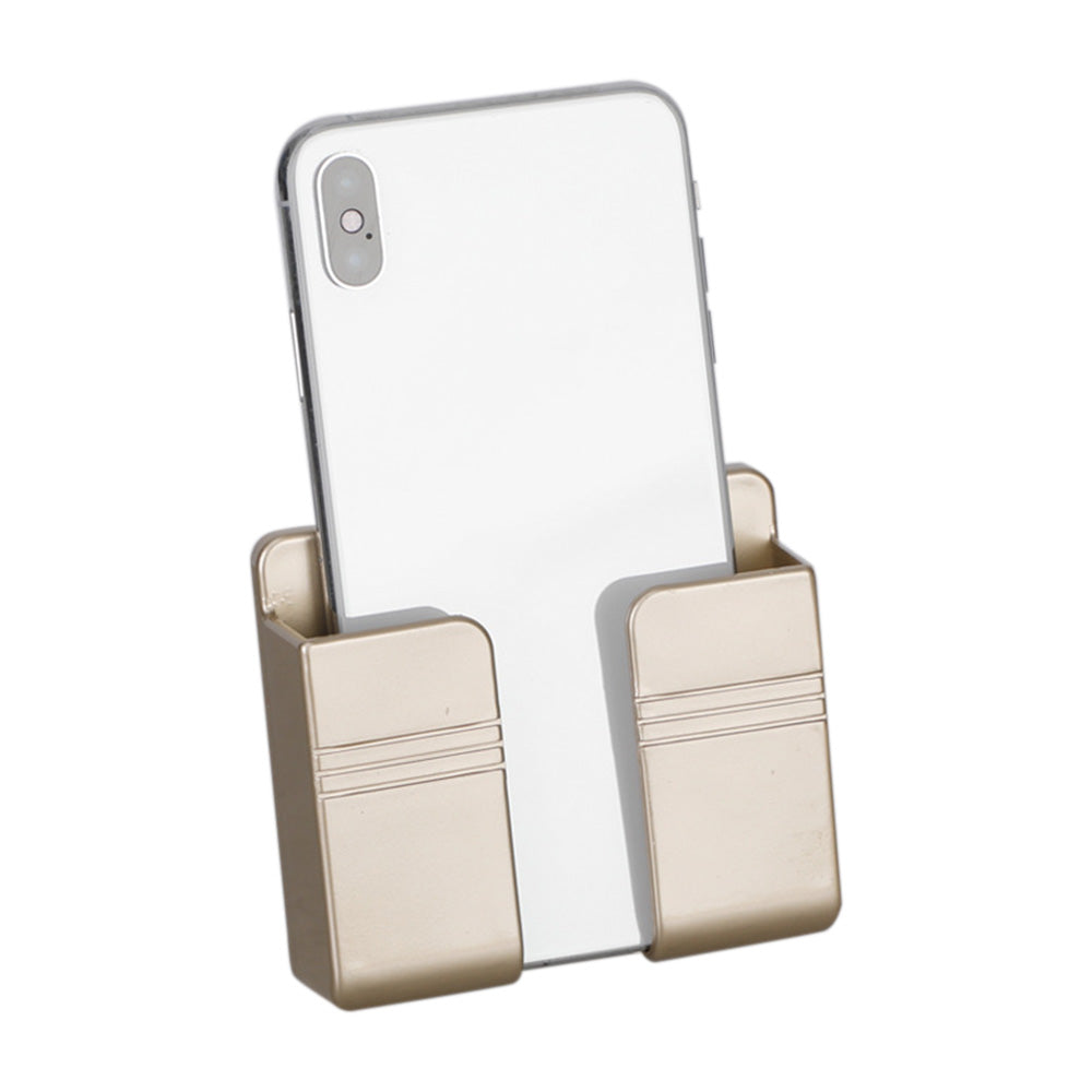 2 Pack Wall Mount Phone Holder Peel and Stick No Tools for Dorm Bedroom RV