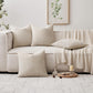 2X2 Pack Chenille Knit Throw Pillow Covers for Couch Bed
