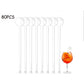 80Pcs Plastic Disc Twizzlers Stirrer Sticks