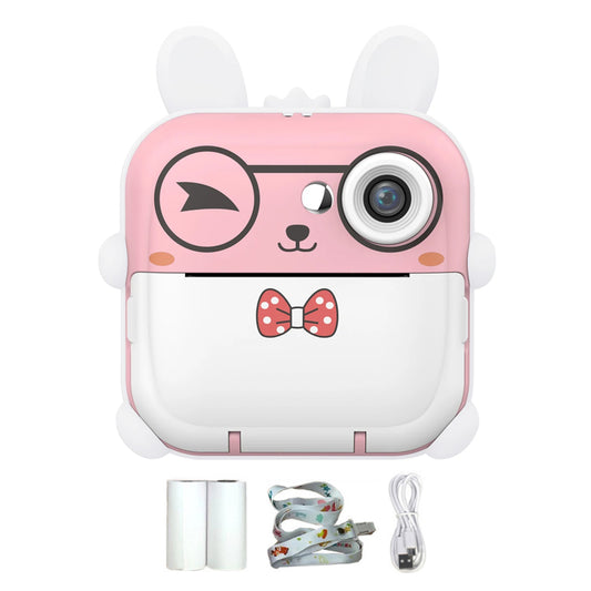 Kids Instant Print Camera with 2 Rolls Print Paper