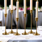 6PCS Vintage Candlestick Holders Set for Wedding Dinner Party Home Decoration