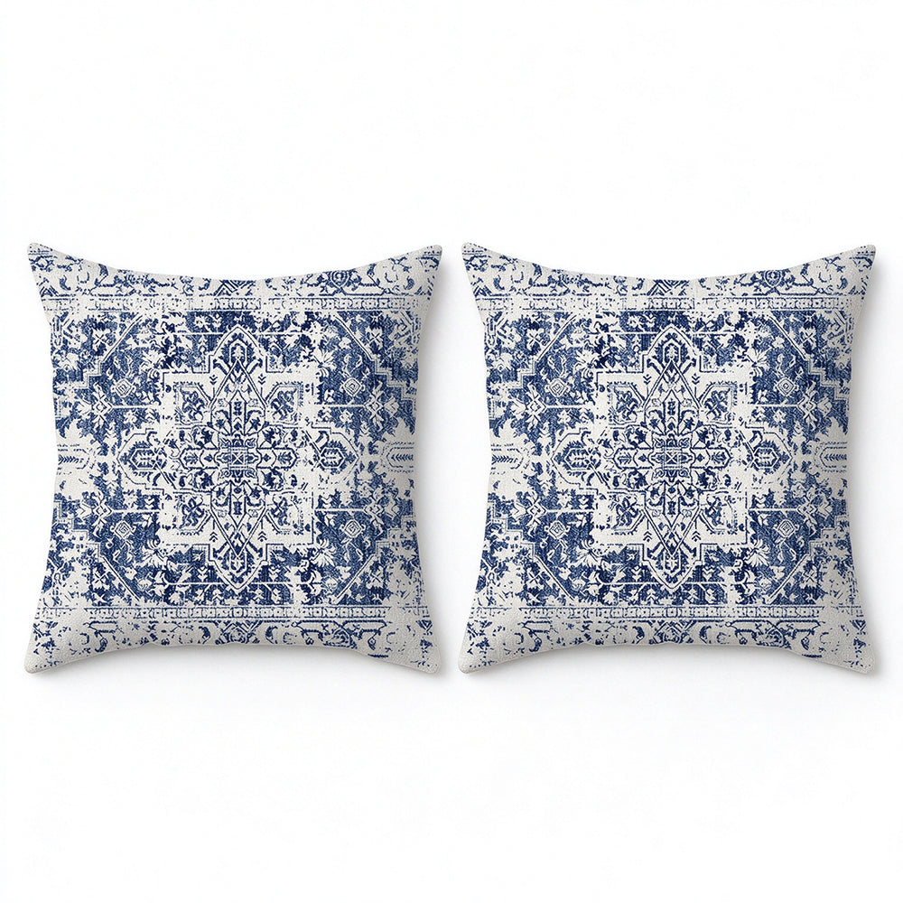 2X Bohemian Short Plush Decorative Throw Pillow Cover 45x45cm