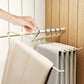 10 Pack Heavy-Duty Non-Slip Pant Hangers Metal Open-End Clothes Hanger for Jeans And Blankets