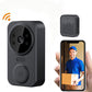 2Pcs Wireless Smart Video Doorbell Infrared Night 2 Way Voice Doorbell