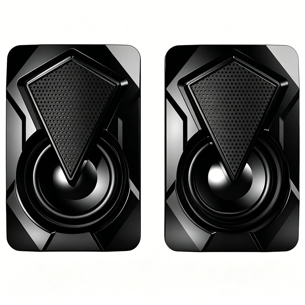Computer Speakers RGB Desktop 2 Inch Dual Drivers Soundbar for Laptop