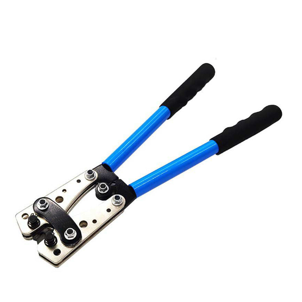 Cable Crimping Tool Kit 360 Degree Rotating Dies for 6 to 50 mm square Cables Set