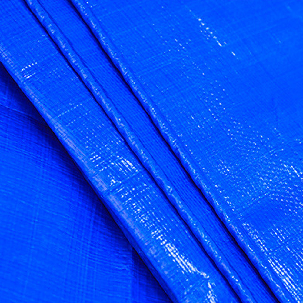 Blue Tarpaulin Waterproof Furniture Caravan Cover
