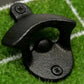 Soccer Field Wall Mounted Bottle Opener with Goal Net Cap Catcher Football Themed Beer Cap Opener