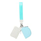 2-In-1 Dual-Pouch Wristlet Zipper Pouch Set Wallet Coin Purse Card Holder